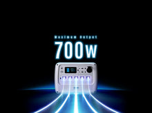 画像をギャラリービューアに読み込む, アイリスオーヤマ ポータブル電源 716Wh PS720AA-W ホワイト