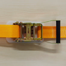 画像をギャラリービューアに読み込む, HIDAX ラッシングベルト3t(Jフック)ベルト巾50mm、長1m(固定側)/3m(調節側) 10本