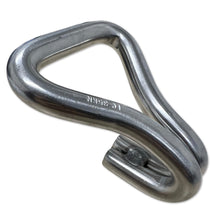 画像をギャラリービューアに読み込む, HIDAX オールステンレス製ラッシングベルト(Jフック) ベルト巾75mm、長1m(固定側),9m(調節側)