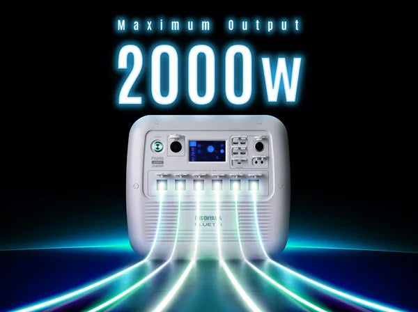 アイリスオーヤマ ポータブル電源 2048Wh PS2000AA-W ホワイト – 新生工具店